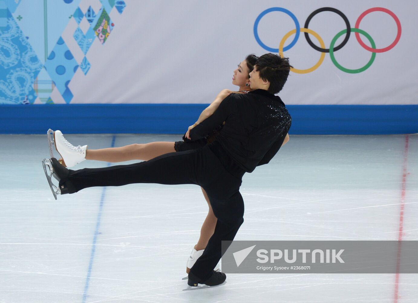 2014 Winter Olympics. Figure skating. Pairs. Short program