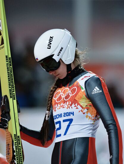 2014 Winter Olympics. Ski jumping. Women. Final