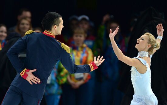 2014 Winter Olympics. Figure skating. Pairs. Short program