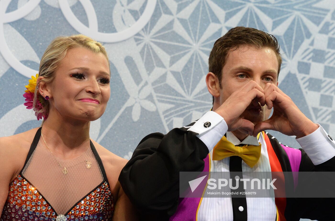 2014 Winter Olympics. Figure skating. Pairs. Short program