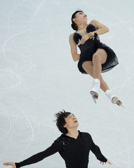 2014 Winter Olympics. Figure skating. Pairs. Short program