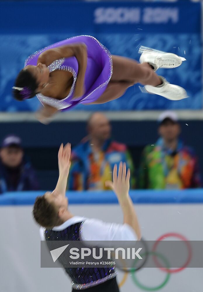 2014 Winter Olympics. Figure skating. Pairs. Short program