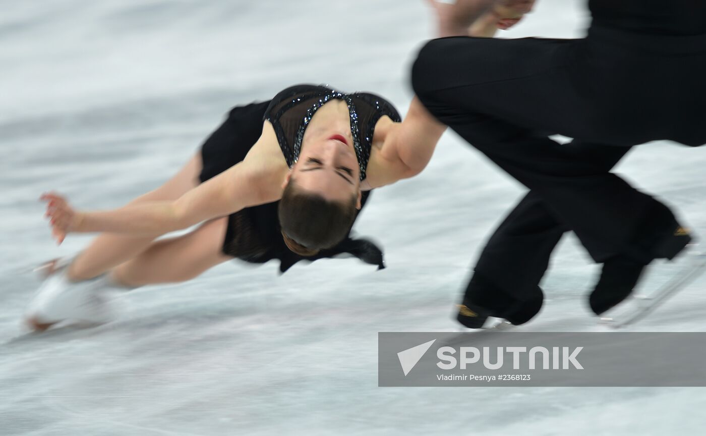 2014 Winter Olympics. Figure skating. Pairs. Short program