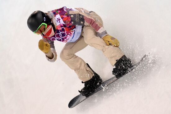 2014 Winter Olympics. Snowboarding. Men. Halfpipe