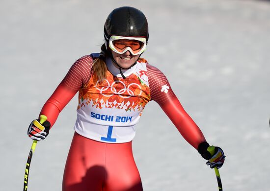 2014 Winter Olympics. Alpine Skiing. Women. Downhill