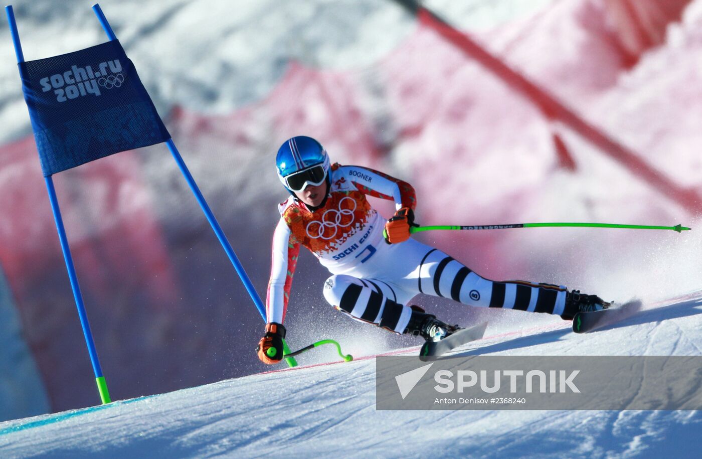 2014 Winter Olympics. Alpine Skiing. Women. Downhill