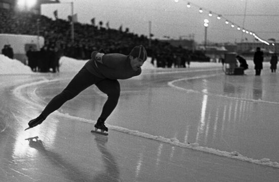 Speed skater Oleg Goncharenko