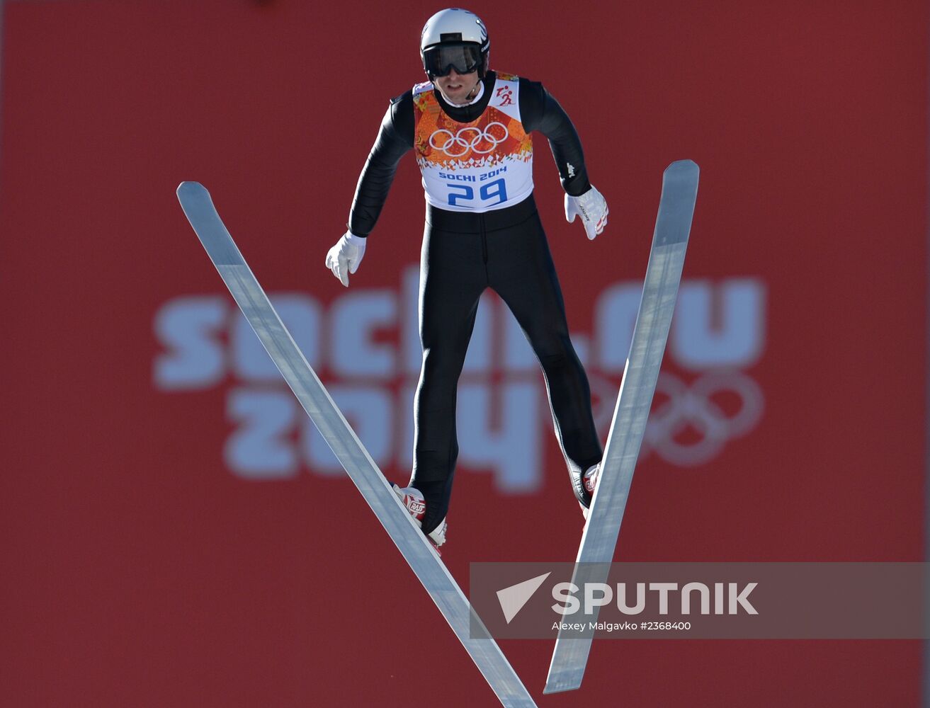 2014 Winter Olympics. Nordic Combned. Individual race. Normal Hill