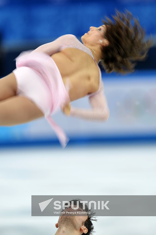 2014 Winter Olympics. Figure skating. Pairs. Short program