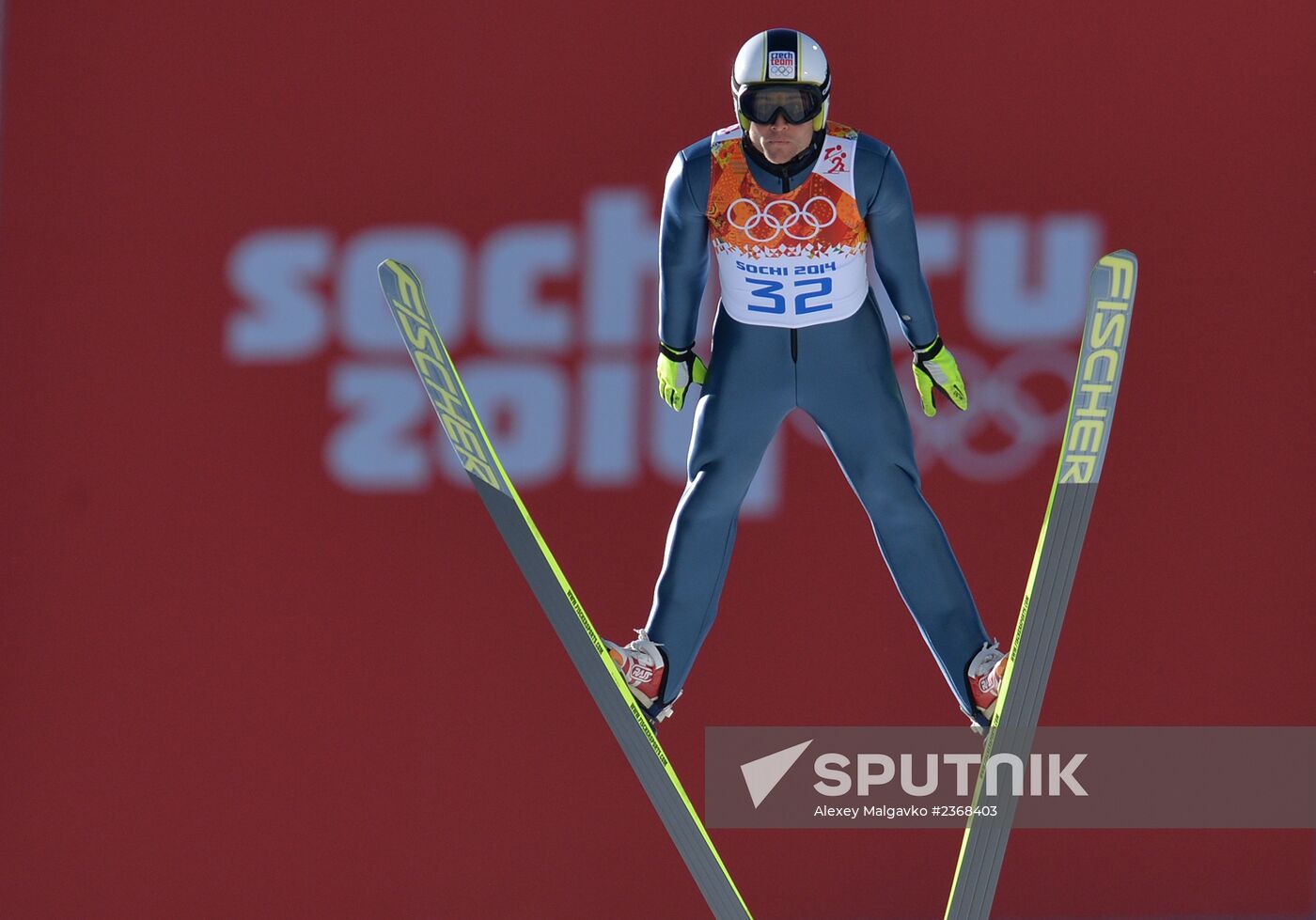 2014 Winter Olympics. Nordic Combned. Individual race. Normal Hill