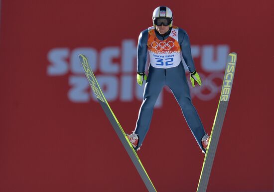 2014 Winter Olympics. Nordic Combned. Individual race. Normal Hill