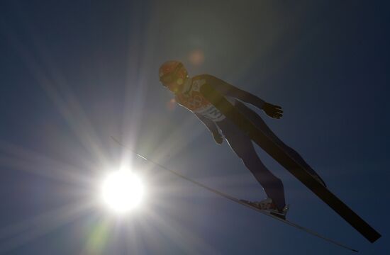 2014 Winter Olympics. Nordic Combned. Individual race. Normal Hill