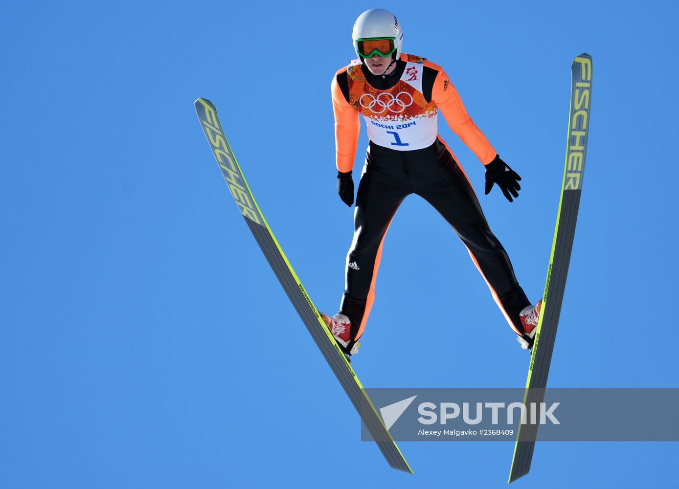 2014 Winter Olympics. Nordic Combned. Individual race. Normal Hill