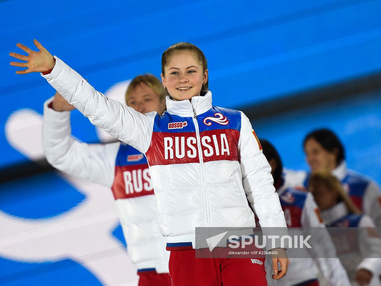 2014 Winter Olympics. Medal ceremony. Day Three