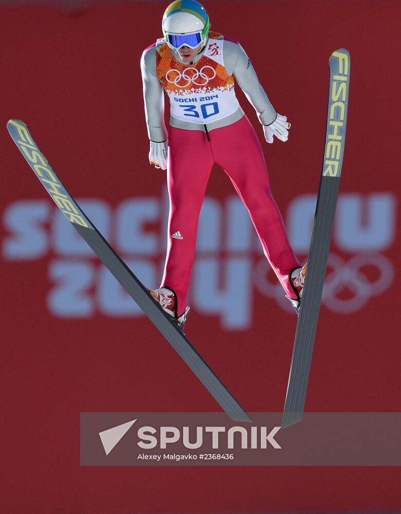 2014 Winter Olympics. Nordic Combned. Individual race. Normal Hill