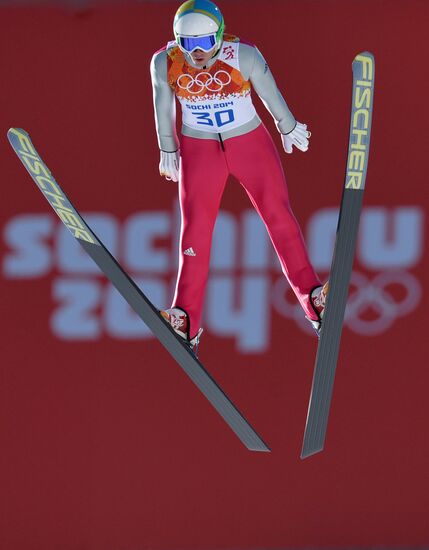 2014 Winter Olympics. Nordic Combned. Individual race. Normal Hill