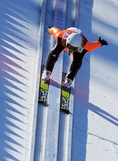 2014 Winter Olympics. Nordic Combned. Individual race. Normal Hill