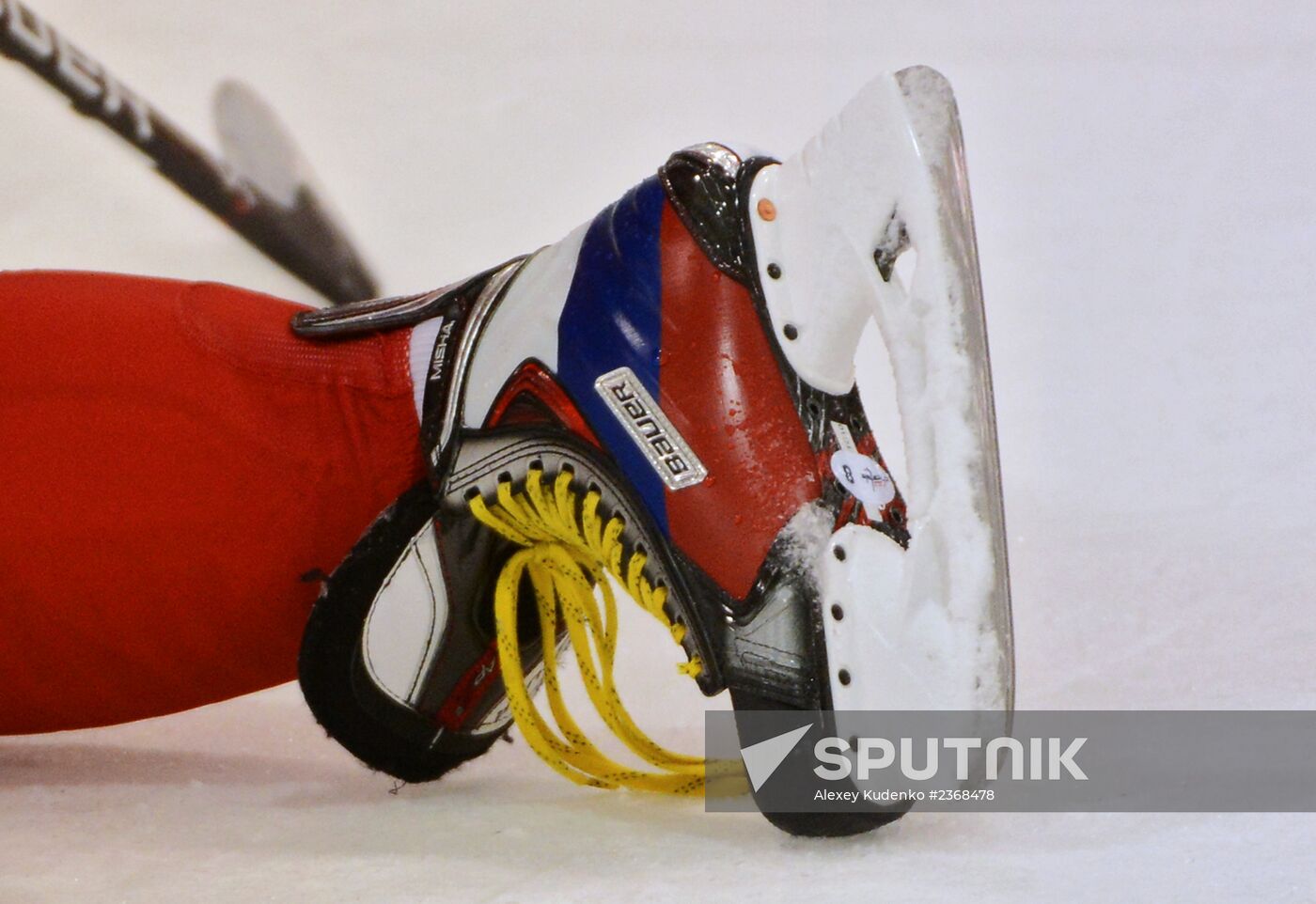2014. Olympics. Hockey. Training session of Russian men's national team