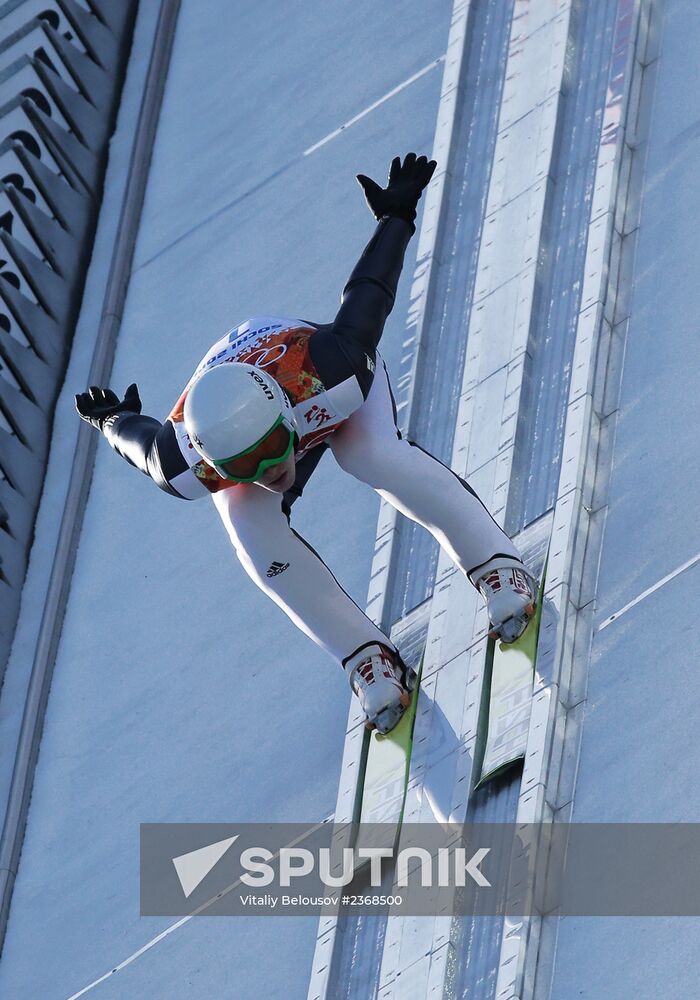 2014 Winter Olympics. Nordic Combned. Individual race. Normal Hill