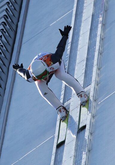 2014 Winter Olympics. Nordic Combned. Individual race. Normal Hill