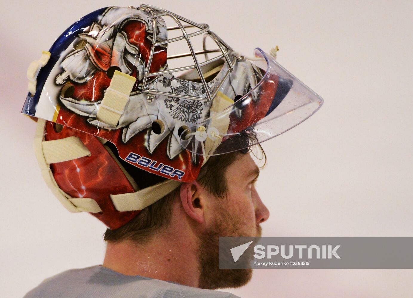 2014. Olympics. Hockey. Training session of Russian men's national team