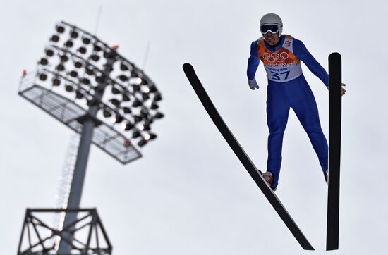 2014 Winter Olympics. Nordic Combned. Individual race. Normal Hill
