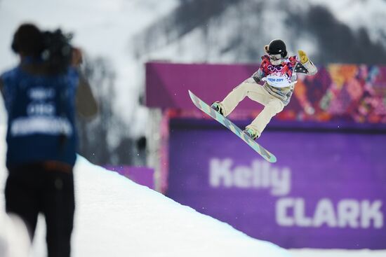 2014 Winter Olympics. Snowboarding. Women. Halfpipe