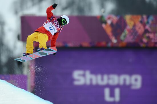 2014 Winter Olympics. Snowboarding. Women. Halfpipe
