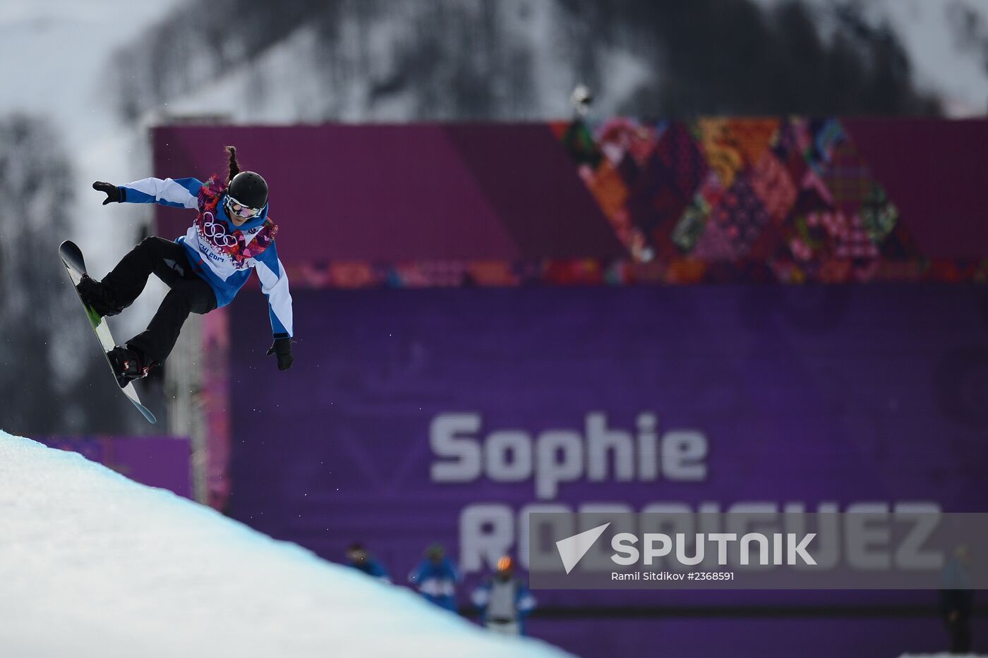 2014 Winter Olympics. Snowboarding. Women. Halfpipe