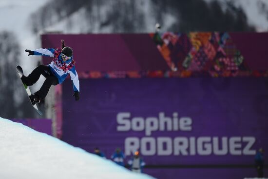 2014 Winter Olympics. Snowboarding. Women. Halfpipe