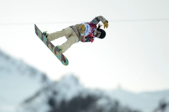 2014 Winter Olympics. Snowboarding. Women. Halfpipe