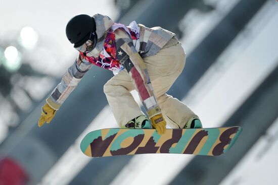 2014 Winter Olympics. Snowboarding. Women. Halfpipe