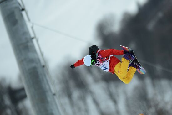 2014 Winter Olympics. Snowboarding. Women. Halfpipe