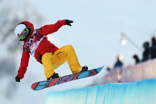 2014 Winter Olympics. Snowboarding. Women. Halfpipe