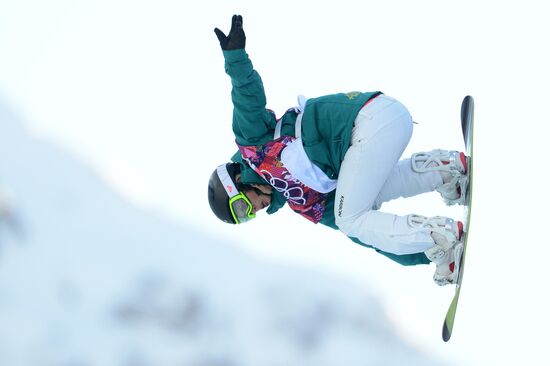 2014 Winter Olympics. Snowboarding. Women. Halfpipe
