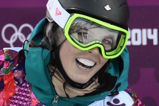 2014 Winter Olympics. Snowboarding. Women. Halfpipe