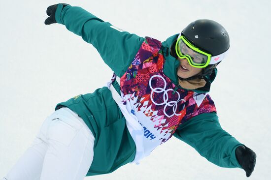 2014 Winter Olympics. Snowboarding. Women. Halfpipe