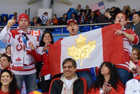 2014 Winter Olympics. Ice hockey. Women. Canada vs. USA