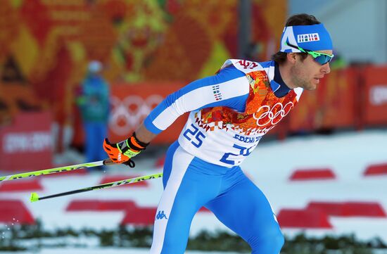 2014 Winter Olympics. Nordic combined. Individual race. Normal hill