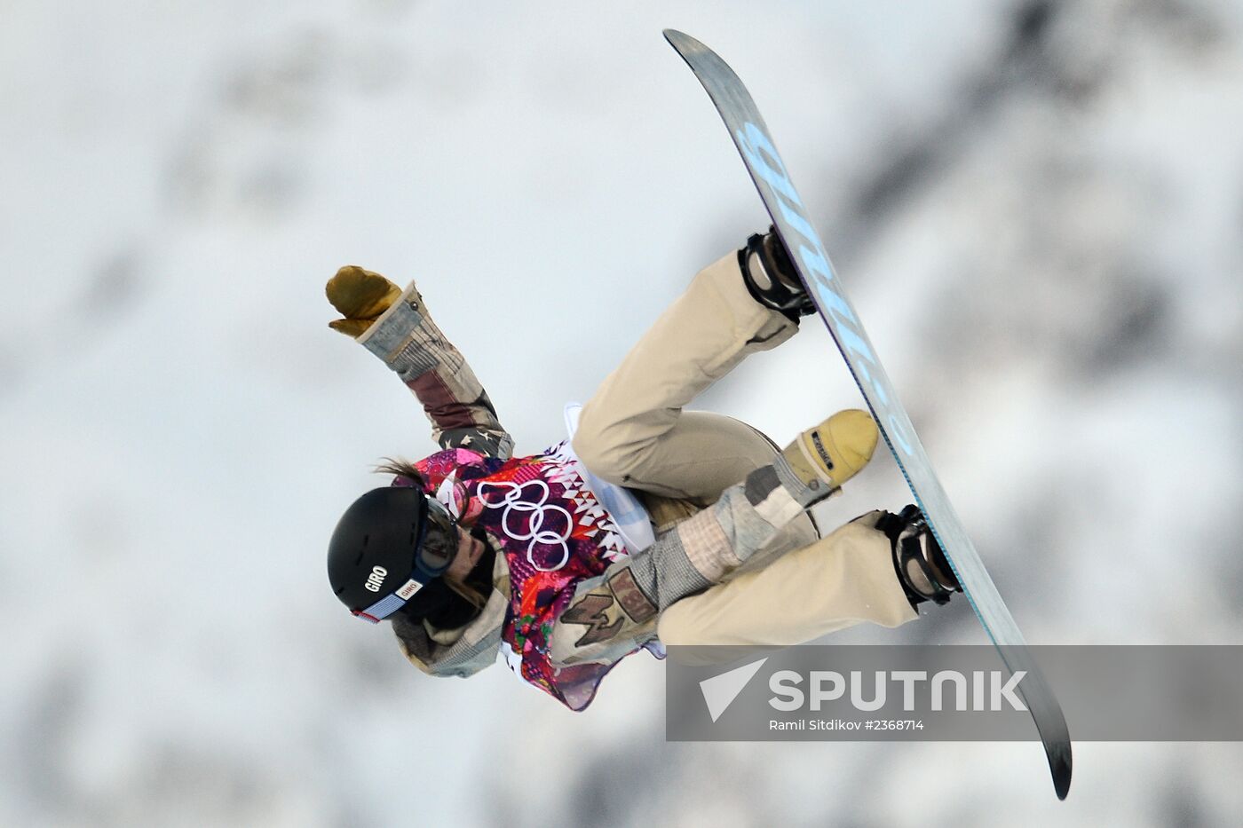 2014 Winter Olympics. Snowboarding. Women. Halfpipe