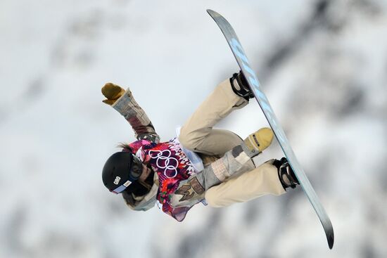 2014 Winter Olympics. Snowboarding. Women. Halfpipe