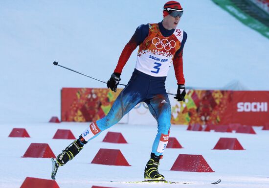 2014 Winter Olympics. Nordic combined. Individual race. Normal hill