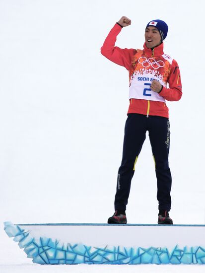 2014 Winter Olympics. Nordic combined. Individual race. Normal hill