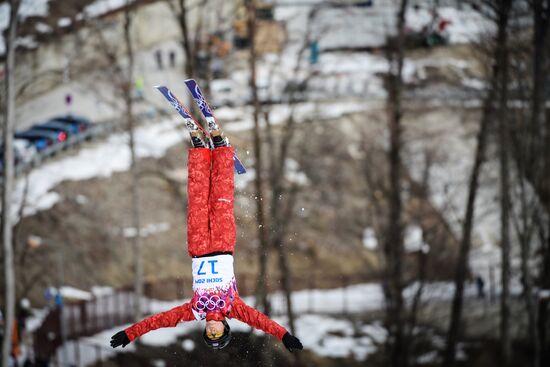 2014 Winter Olympics. Freestyle skiing. Aerials. Training sessions