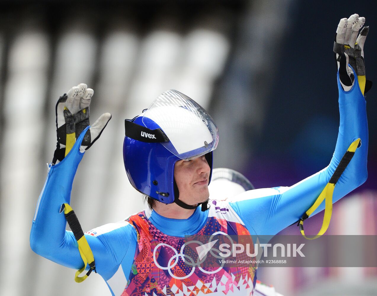 2014 Winter Olympics. Luge. Men's doubles