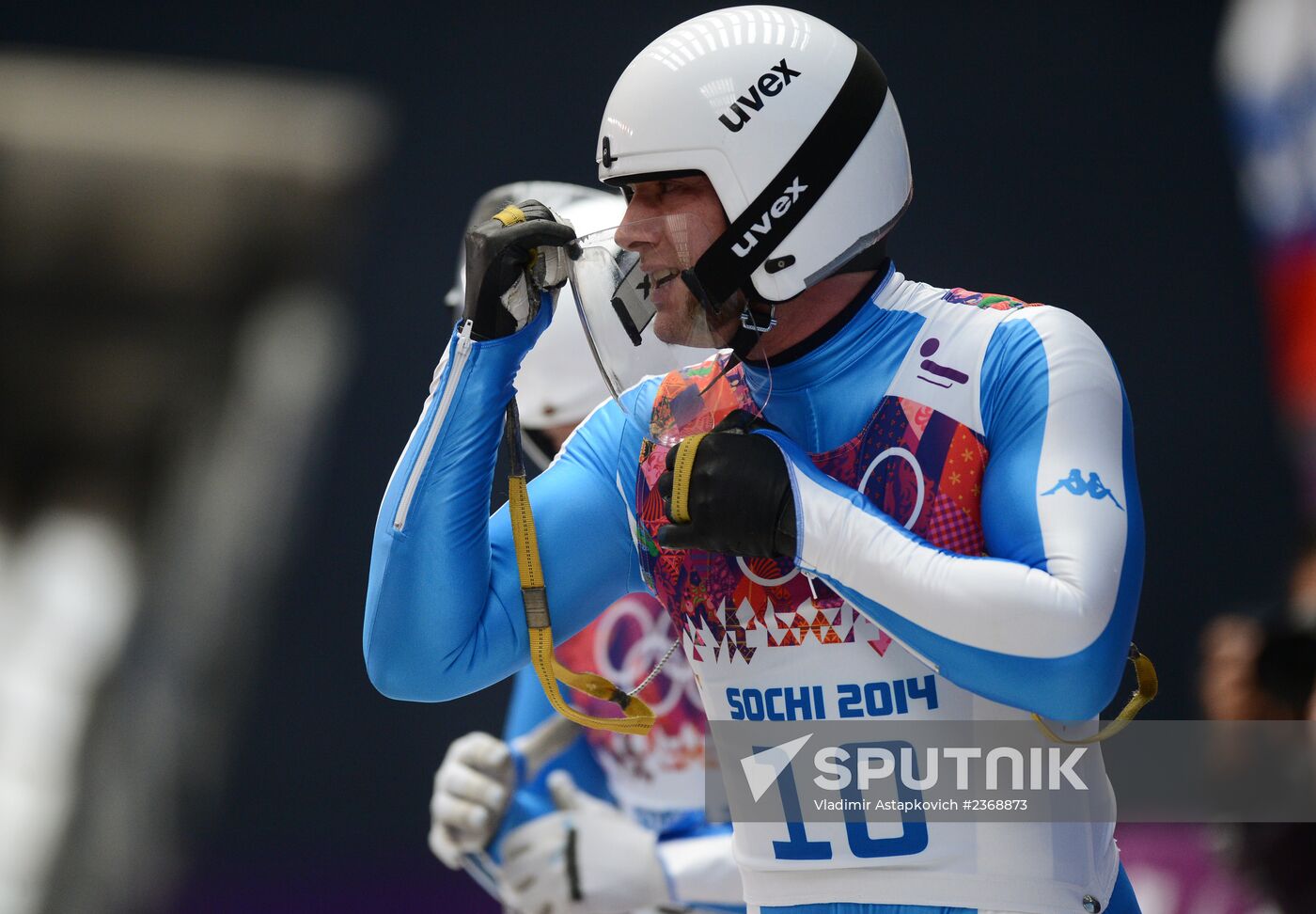 2014 Winter Olympics. Luge. Men's doubles