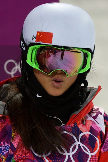 2014 Winter Olympics. Snowboarding. Women. Halfpipe