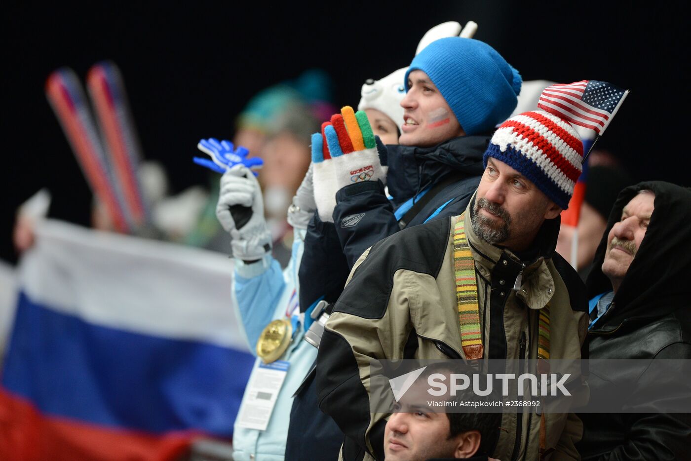 2014 Winter Olympics. Luge. Men’s doubles