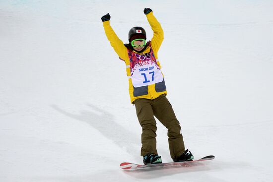 2014 Winter Olympics. Snowboarding. Women. Halfpipe