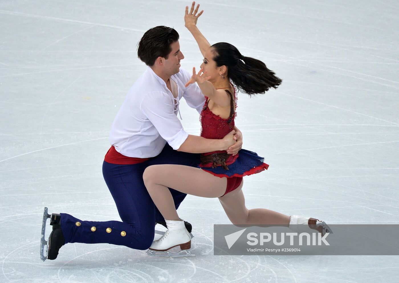 2014 Winter Olympics. Figure skating. Pairs. Free skating